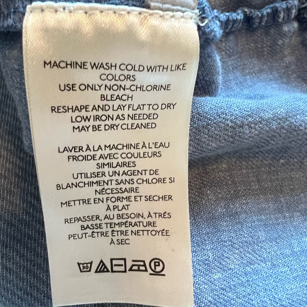 Pilcro Anthropologie Chambray Shacket Shirt Jacket Blue Size Medium - Picture 7 of 10